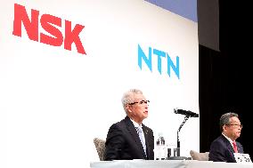Press Conference on the Management Integration of NSK and NTN